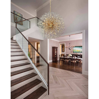 Starburst Chandelier 47 Wide Crystal Lighting Fixture