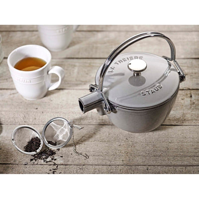 STAUB Cast Iron 1-qt Round Tea Kettle