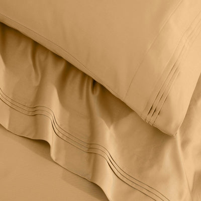 Superior Egyptian Cotton 1500 Thread Count Deep Pocket Solid Sheet Set