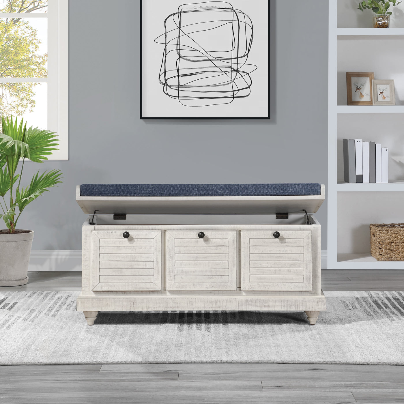 The Gray Barn Arbakka Storage Bench