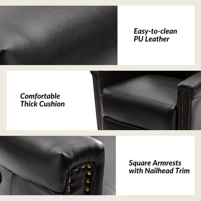 Tobias Traditional Swivel And Rocker Power Recliner Set of 2 by HULALA HOME