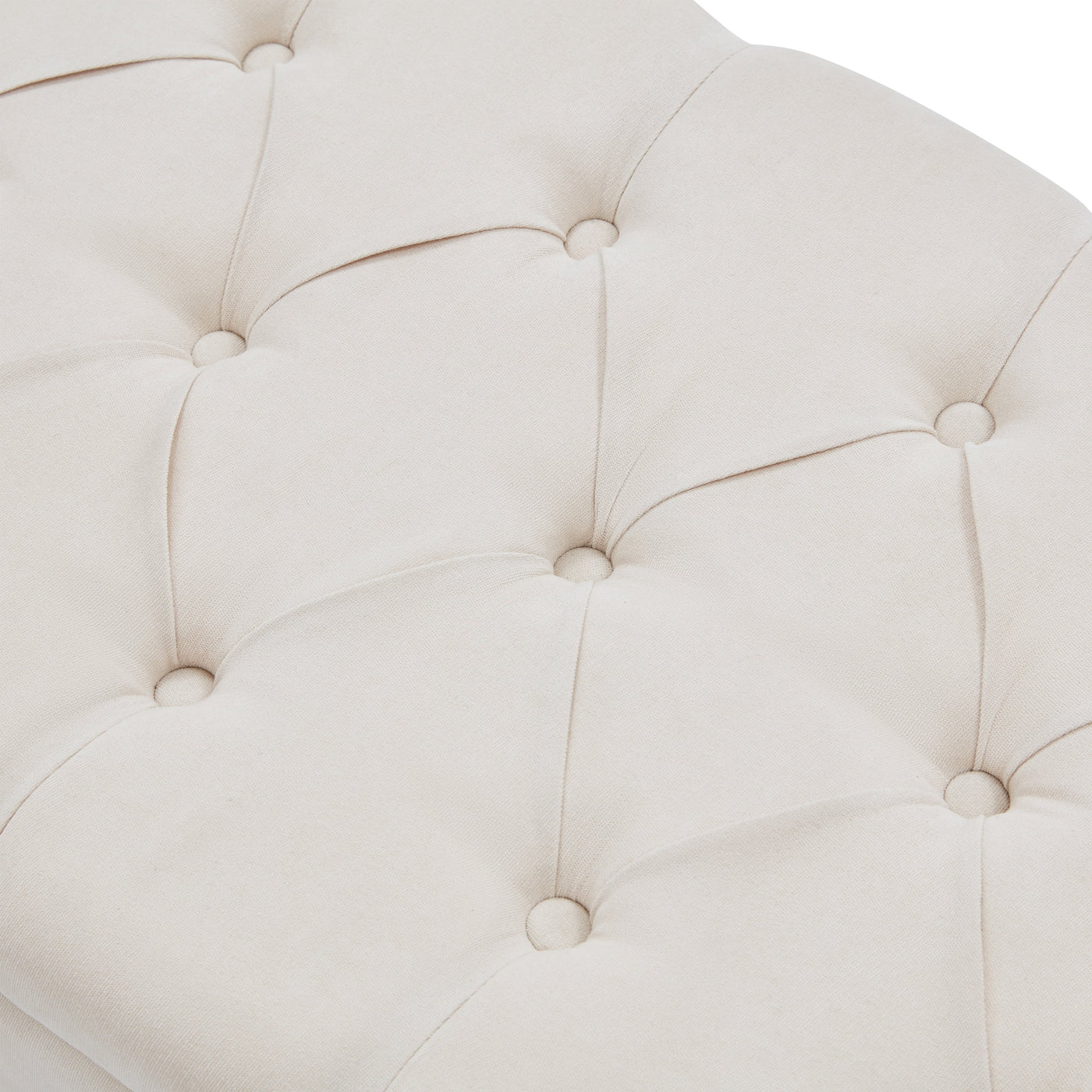 Upholstered Storage Bench Arm Bench Entryway Bench with Tufted Flip Top 50.4 Inches