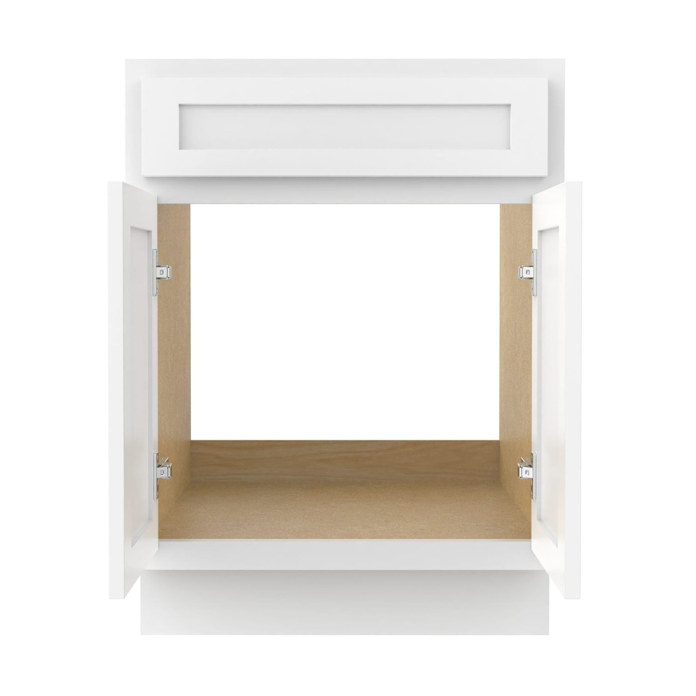 Vanity Art 24-inch Solid Wood Single Sink Bathroom Vanity Cabinet