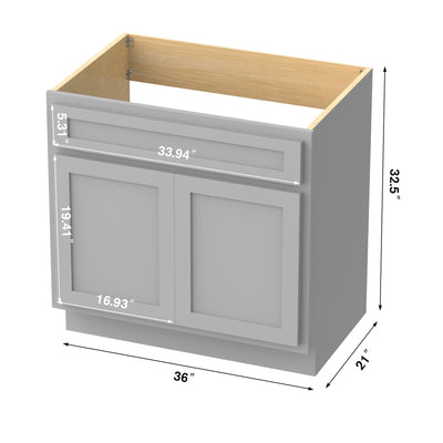 Vanity Art 36 Inch Single Sink Bathroom Vanity Cabinet
