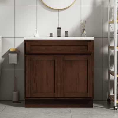 Vanity Art 36 Inch Single Sink Bathroom Vanity Cabinet