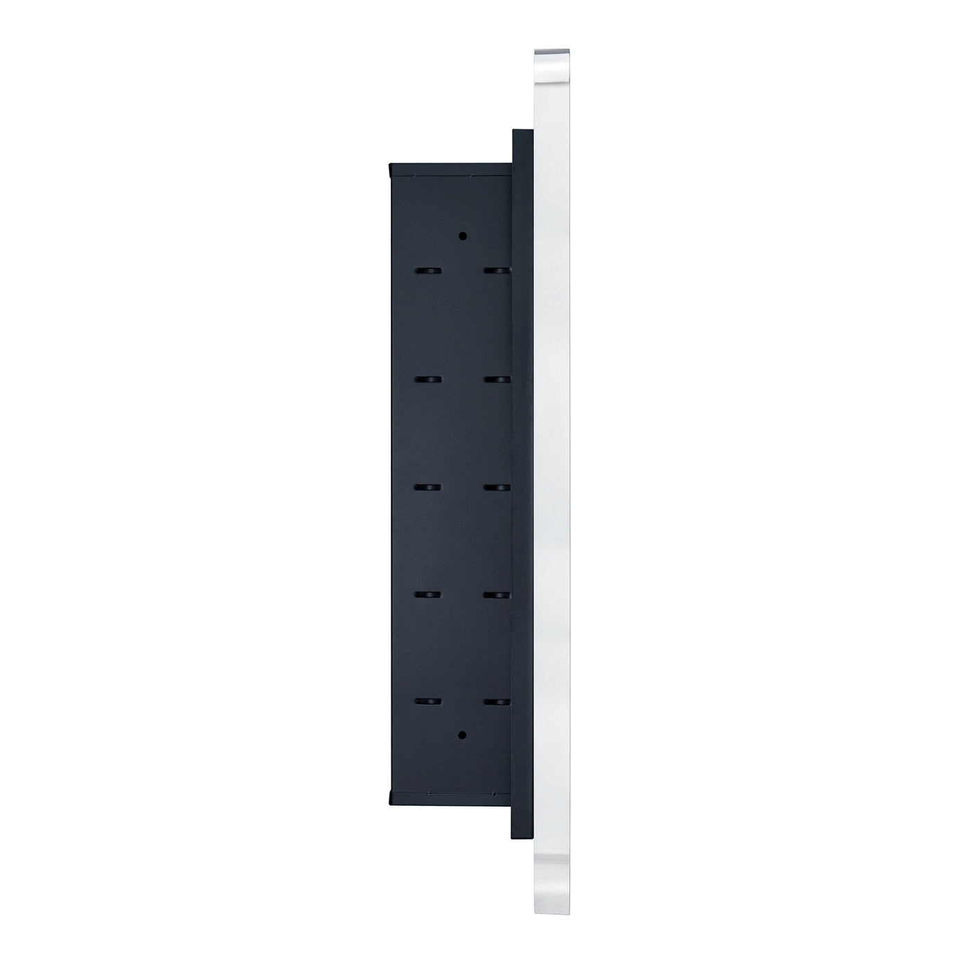 TEHOME WH Recessed Framed Medicine Cabinet with Mirror and Adjustable Shelves