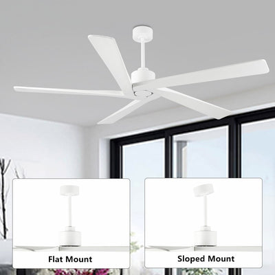 WINGBO 54 Inch DC Motor Indoor Ceiling Fan without Lights - N/A