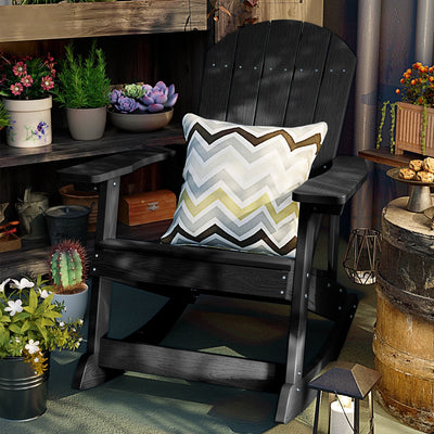 WINSOON All Weather Outdoor Rocking Chair, Set of 2