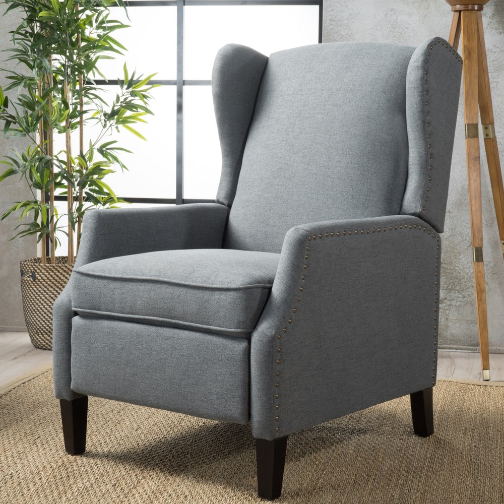 Wescott Wingback Pushback Recliner by Christopher Knight Home