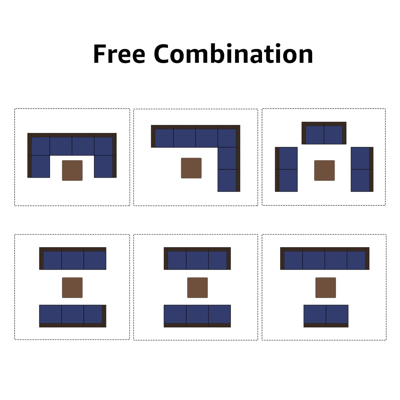 Wicker/ Steel 7-piece Outdoor Cushioned Sectional Sofa Set