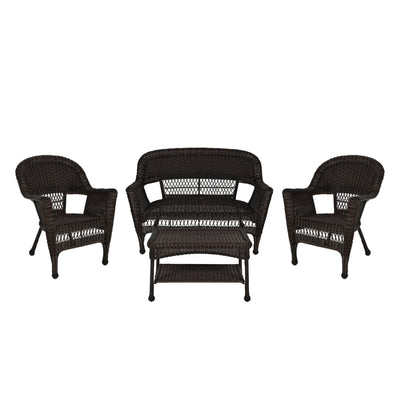 Wicker Patio 4-piece Conversation Set