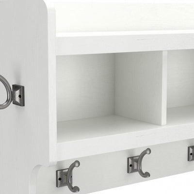 Woodland 40W Wall Mounted Coat Rack with Shelf by Bush Furniture