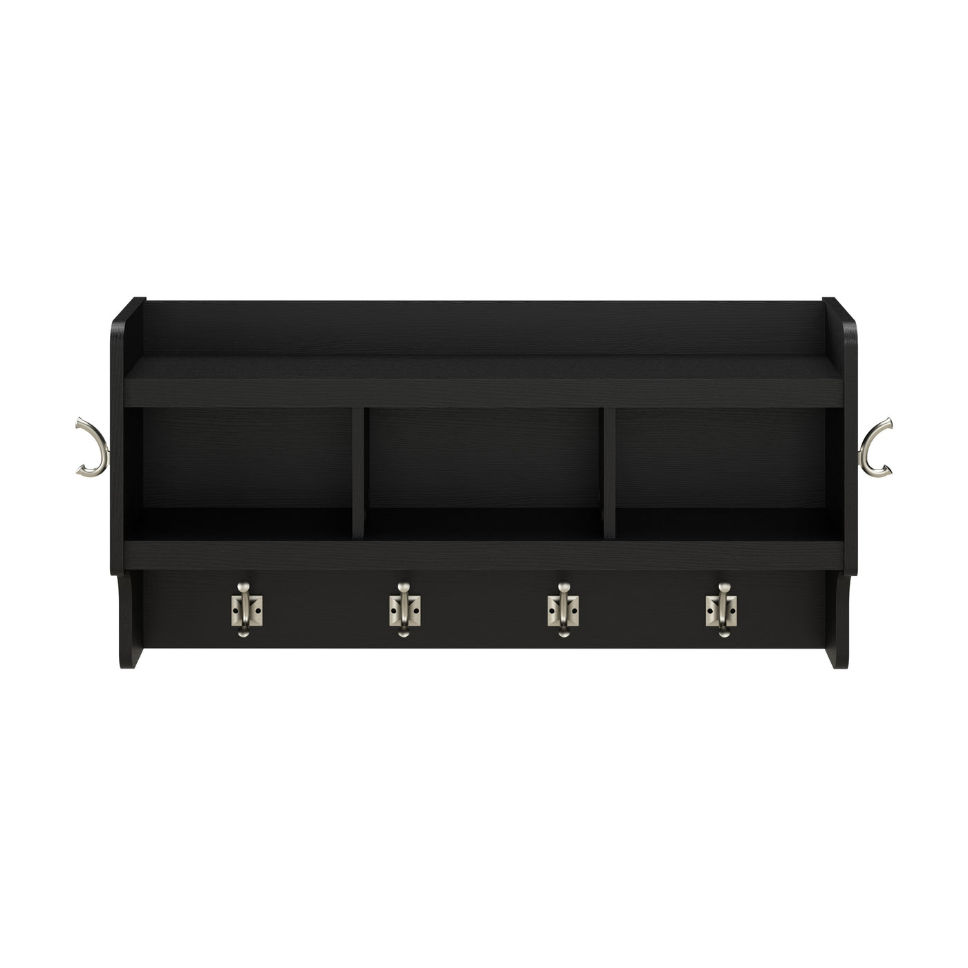 Woodland 40W Wall Mounted Coat Rack with Shelf by Bush Furniture