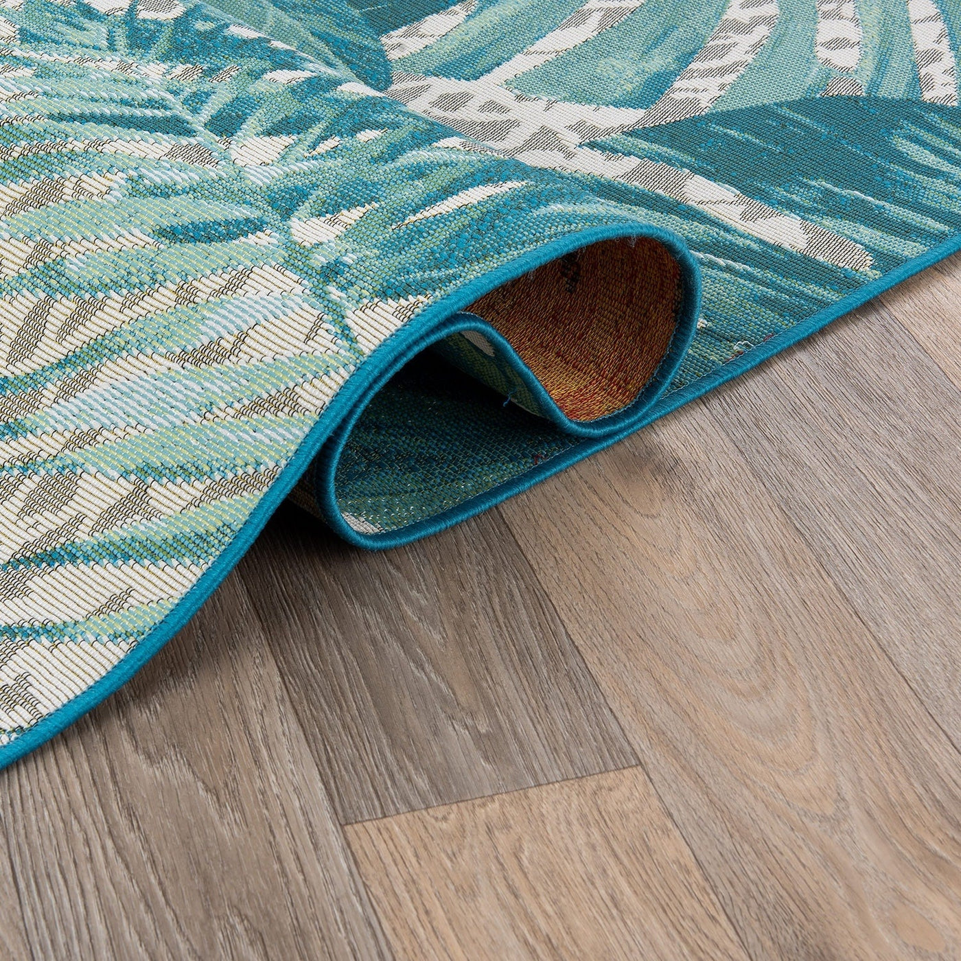 World Rug Gallery Contemporary Tropical Floral Indoor/Outdoor Area Rug