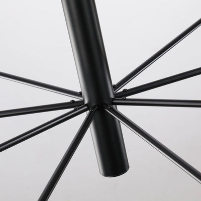 15-Light Minimalist Candlestick Chandelier, 2 Tier Ancient Design - 48