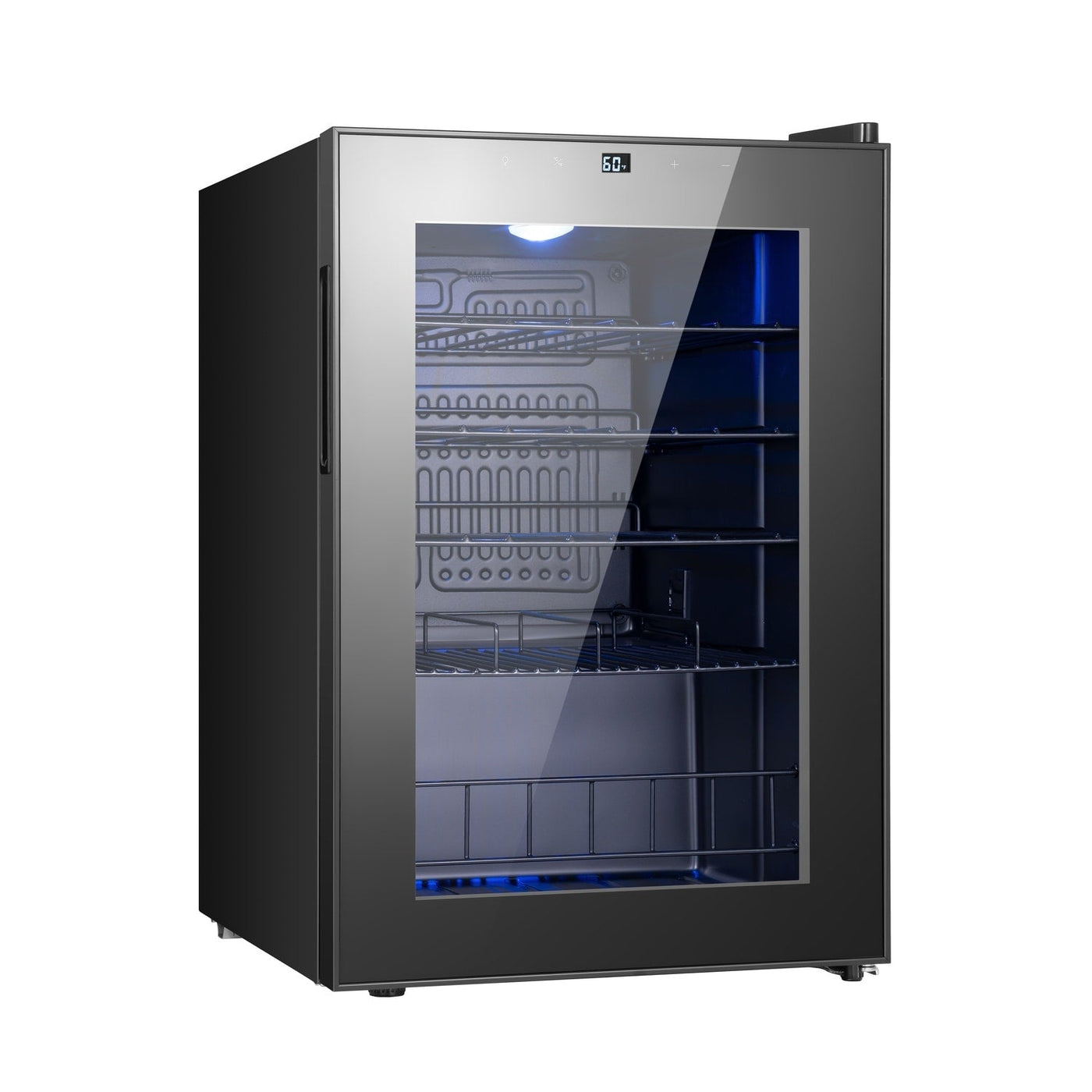 17 Inch Wine/Beverage Refrigerator, 20 Bottles, Freestanding, Digital Temperature Control