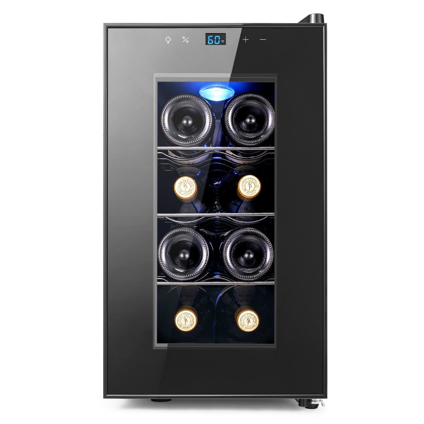 Yeego 8 Bottle Wine Refrigerator Mini Cooler