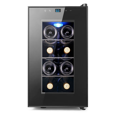 Yeego 8 Bottle Wine Refrigerator Mini Cooler